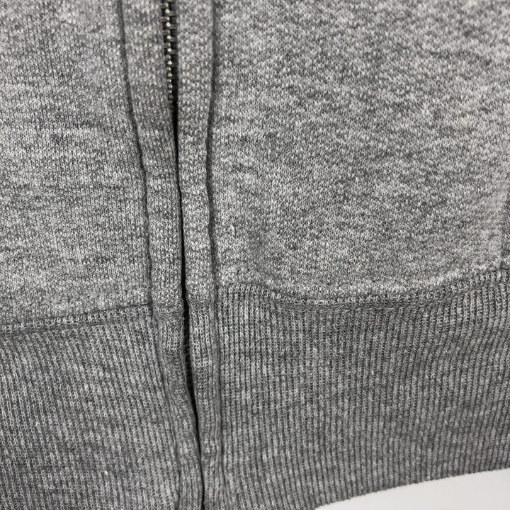 Vintage 90s-00'S Jerzees full-zip sweatshirt hoodie, size L, men's polyester gray type Vintage Second Hand