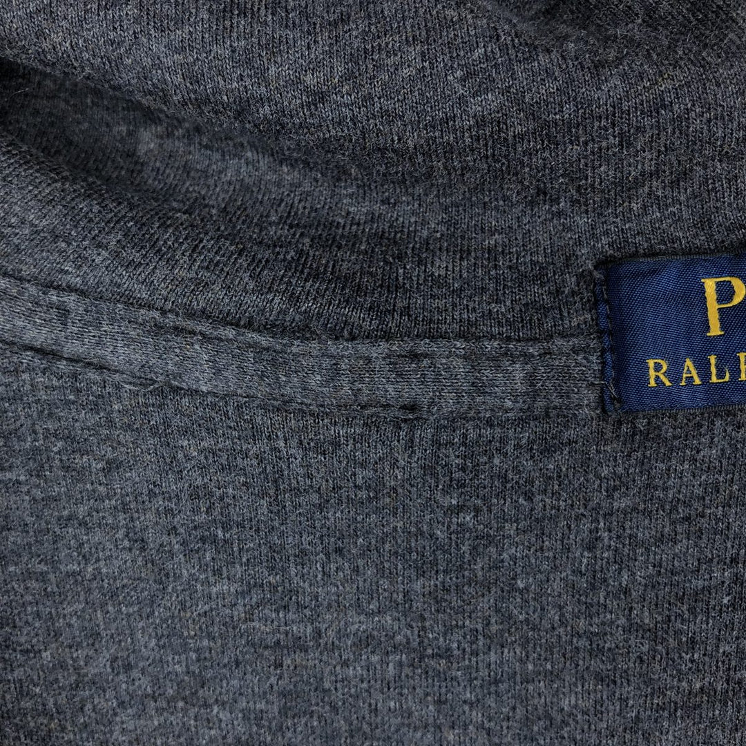 Ralph Lauren POLO RALPH LAUREN Sweat Full Zip Hoodie Men's L size cotton gray type Vintage Second Hand