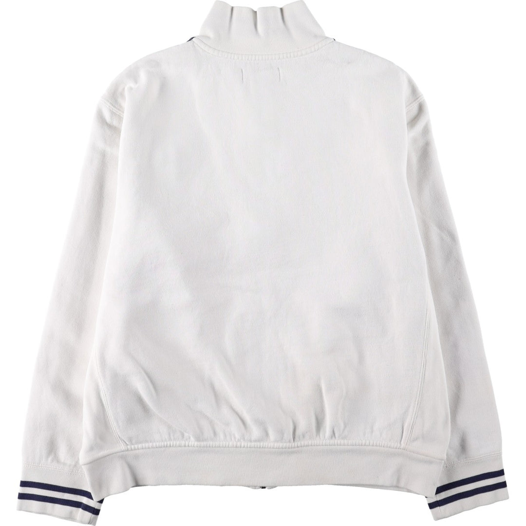 Ralph Lauren POLO by Ralph Lauren Double Pony Full-Zip Sweatshirt (Men's XL equivalent) cotton white type Vintage Second Hand