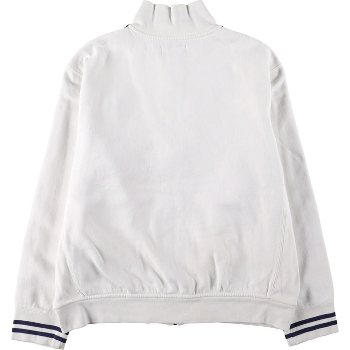 Ralph Lauren POLO by Ralph Lauren Double Pony Full-Zip Sweatshirt (Men's XL equivalent) cotton white type Vintage Second Hand