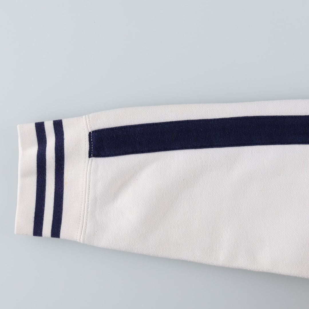 Ralph Lauren POLO by Ralph Lauren Double Pony Full-Zip Sweatshirt (Men's XL equivalent) cotton white type Vintage Second Hand