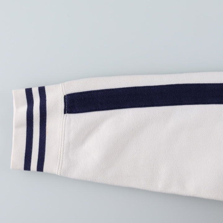 Ralph Lauren POLO by Ralph Lauren Double Pony Full-Zip Sweatshirt (Men's XL equivalent) cotton white type Vintage Second Hand
