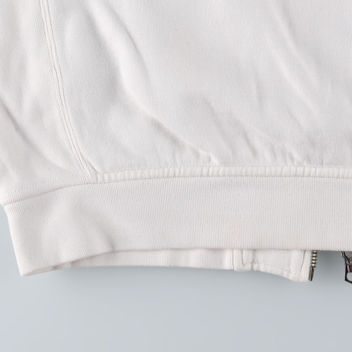 Ralph Lauren POLO by Ralph Lauren Double Pony Full-Zip Sweatshirt (Men's XL equivalent) cotton white type Vintage Second Hand
