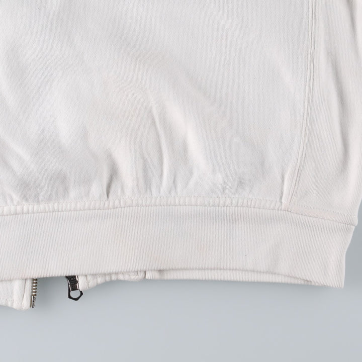 Ralph Lauren POLO by Ralph Lauren Double Pony Full-Zip Sweatshirt (Men's XL equivalent) cotton white type Vintage Second Hand
