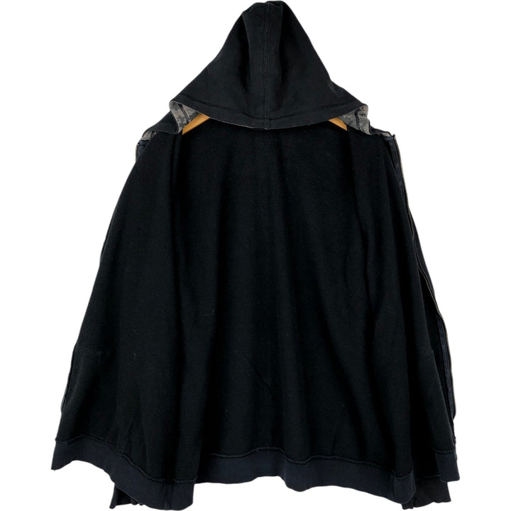 Harley-Davidson Motorcycle Sweat Full-Zip Hoodie, Men's Size XL (approx.) unclear black type Vintage Second Hand