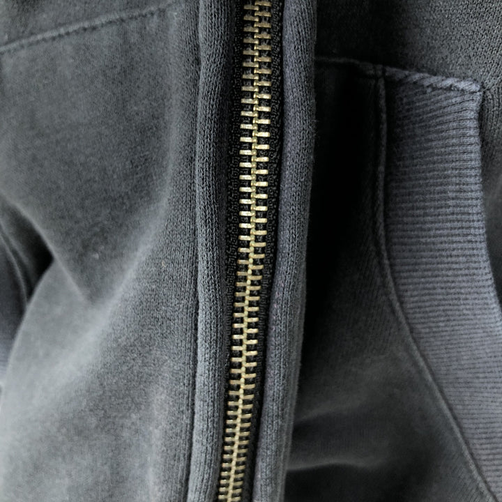 Harley-Davidson Motorcycle Sweat Full-Zip Hoodie, Men's Size XL (approx.) unclear black type Vintage Second Hand
