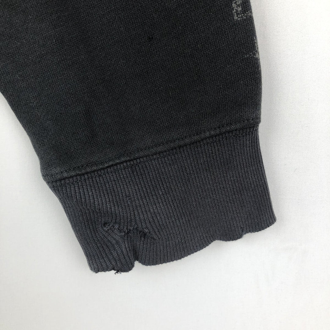 Harley-Davidson Motorcycle Sweat Full-Zip Hoodie, Men's Size XL (approx.) unclear black type Vintage Second Hand