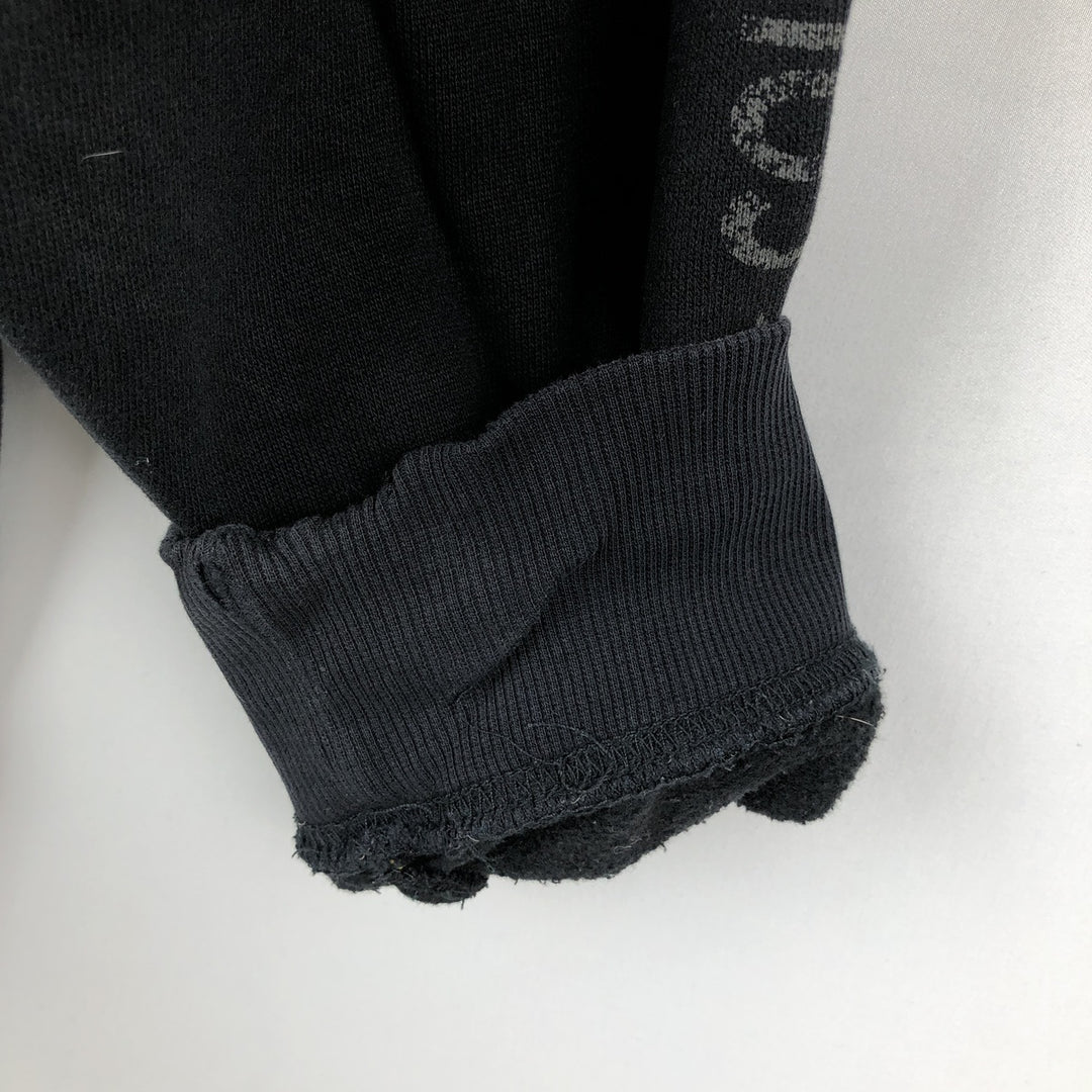 Harley-Davidson Motorcycle Sweat Full-Zip Hoodie, Men's Size XL (approx.) unclear black type Vintage Second Hand