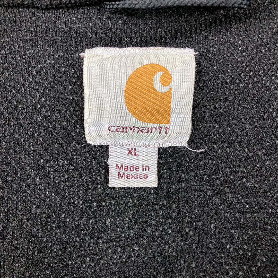 Carhartt Sweat Full Zip Hoodie Men's XL cotton Khaki type Vintage Second Hand