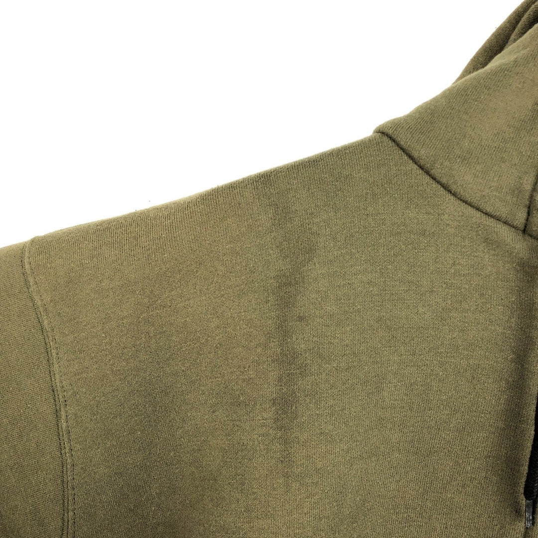 Carhartt Sweat Full Zip Hoodie Men's XL cotton Khaki type Vintage Second Hand