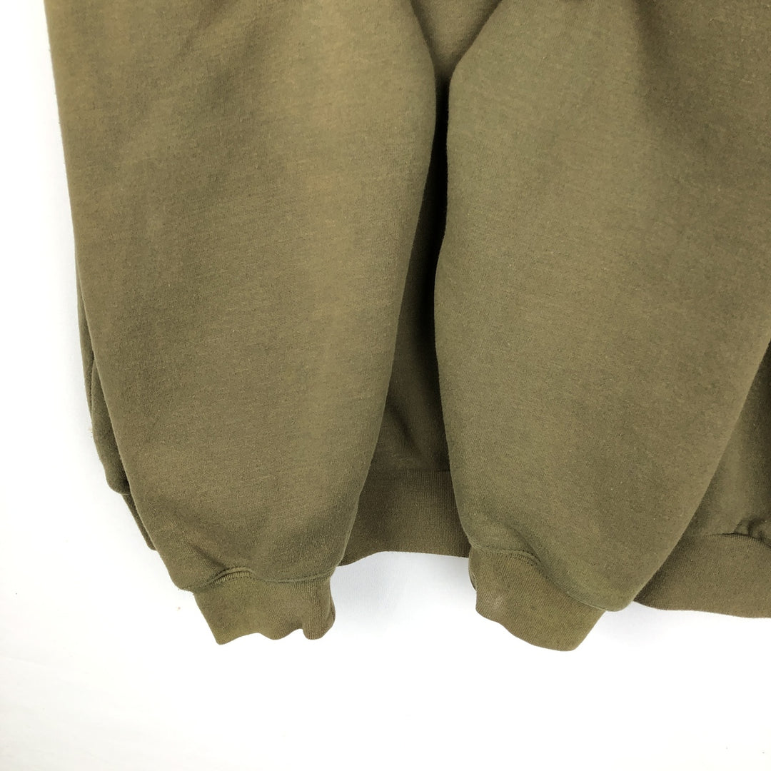 Carhartt Sweat Full Zip Hoodie Men's XL cotton Khaki type Vintage Second Hand