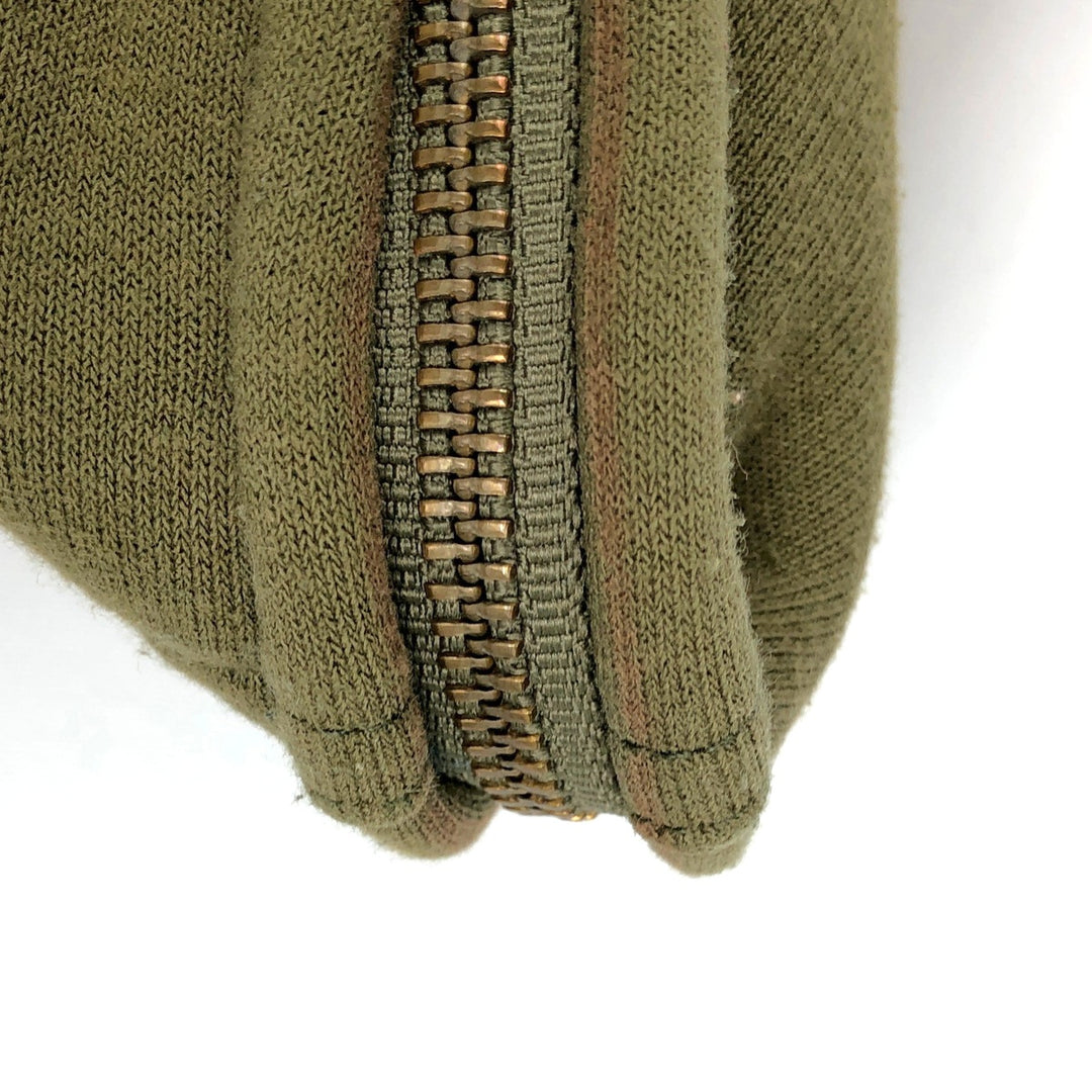 Carhartt Sweat Full Zip Hoodie Men's XL cotton Khaki type Vintage Second Hand