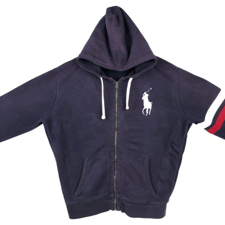 Ralph Lauren POLO by Ralph Lauren Big Pony Full-Zip Hoodie, Men's XL cotton navy blue type Vintage Second Hand