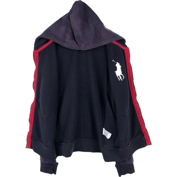 Ralph Lauren POLO by Ralph Lauren Big Pony Full-Zip Hoodie, Men's XL cotton navy blue type Vintage Second Hand