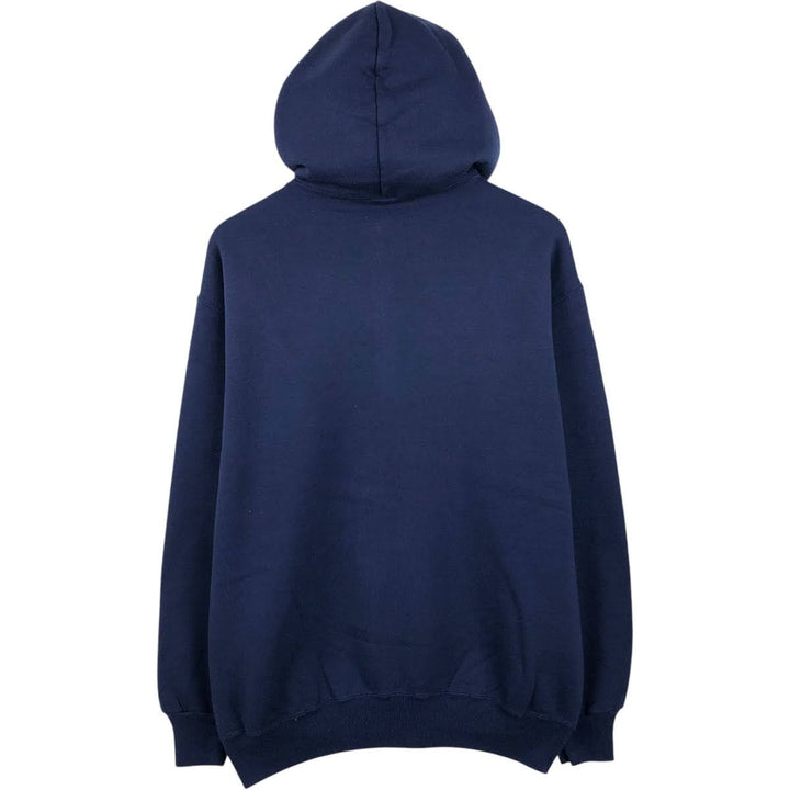 Vintage 90'S Russell Athletic full-zip sweatshirt, USA made, men's size XL cotton navy blue type Vintage Second Hand