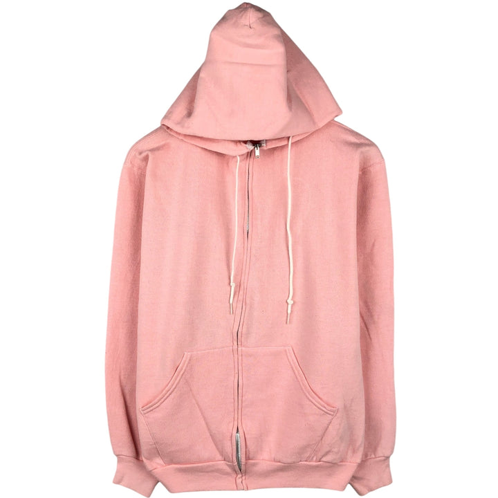 Vintage Russell Athletic full-zip sweatshirt, size L, men's. polyester pink type Vintage Second Hand