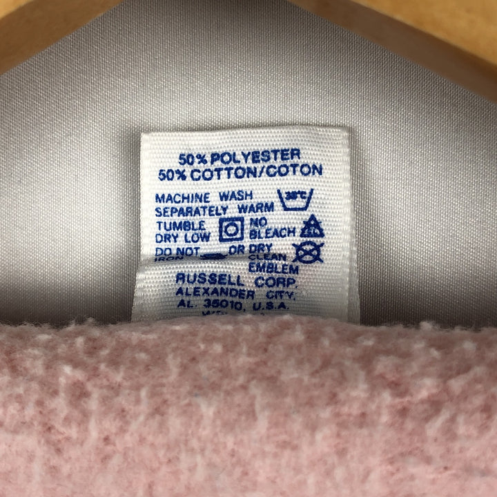 Vintage Russell Athletic full-zip sweatshirt, size L, men's. polyester pink type Vintage Second Hand