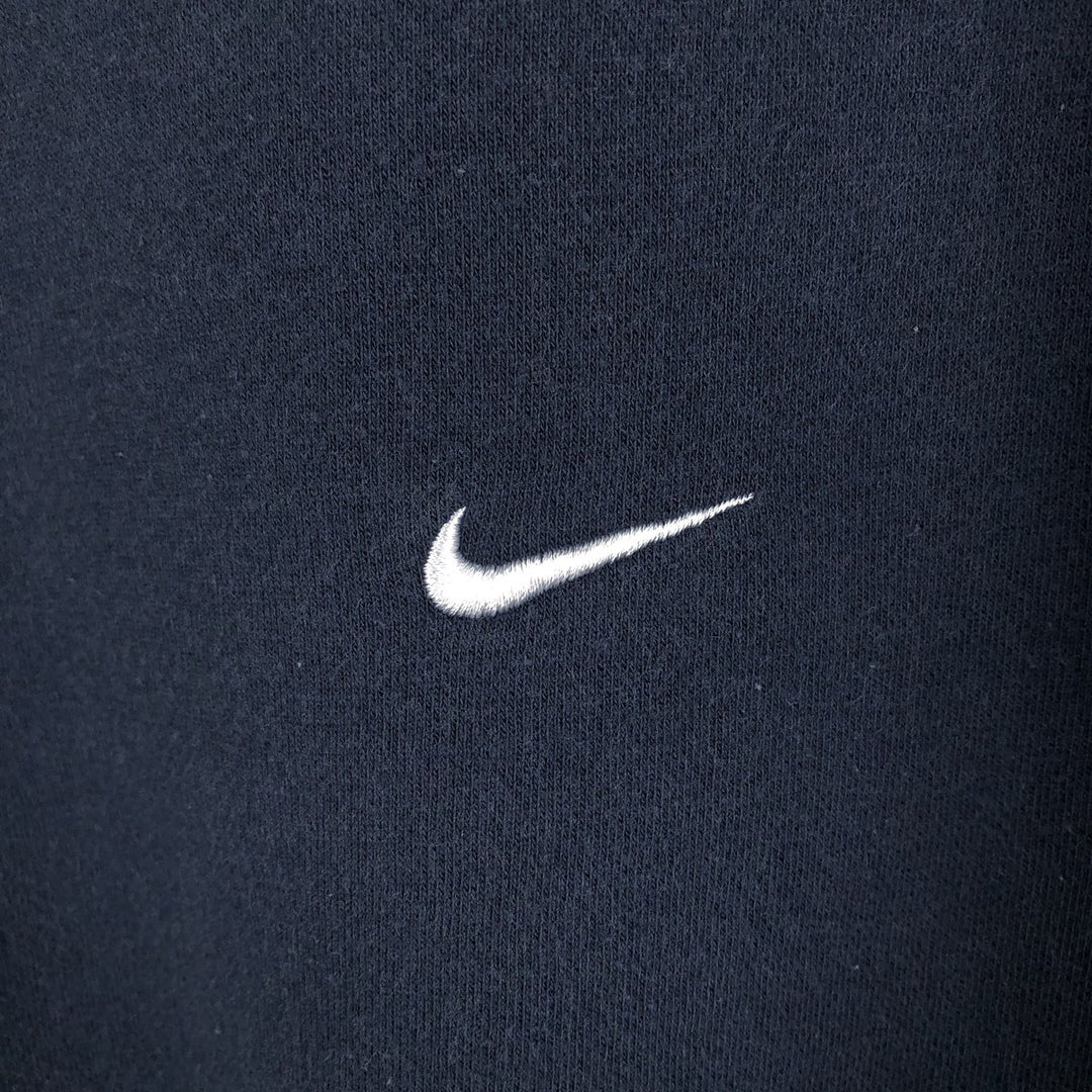 Nike One Point Logo Sweatshirt, Trainer, Men's Size L cotton navy blue type Vintage Second Hand