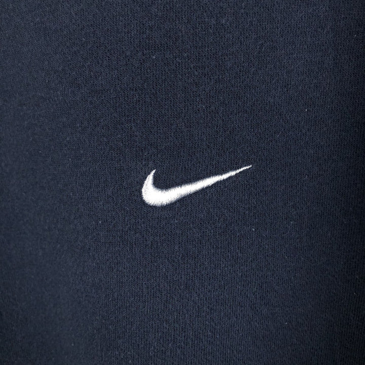 Nike One Point Logo Sweatshirt, Trainer, Men's Size L cotton navy blue type Vintage Second Hand