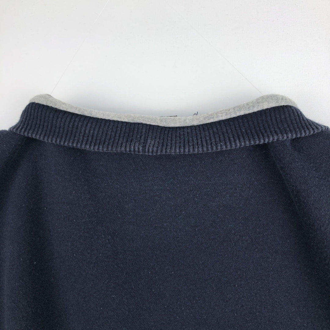 Nike One Point Logo Sweatshirt, Trainer, Men's Size L cotton navy blue type Vintage Second Hand