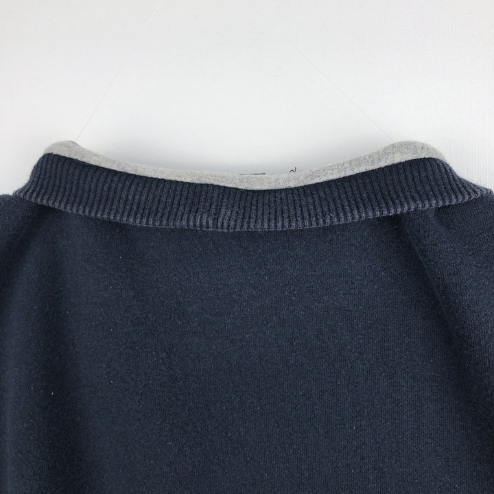 Nike One Point Logo Sweatshirt, Trainer, Men's Size L cotton navy blue type Vintage Second Hand