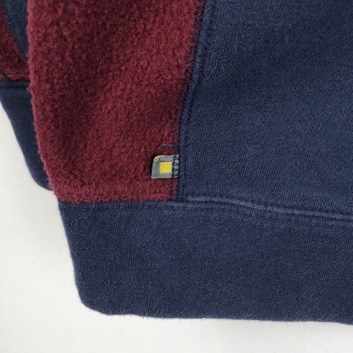 Reebok logo sweatshirt, men's size L cotton navy blue type Vintage Second Hand