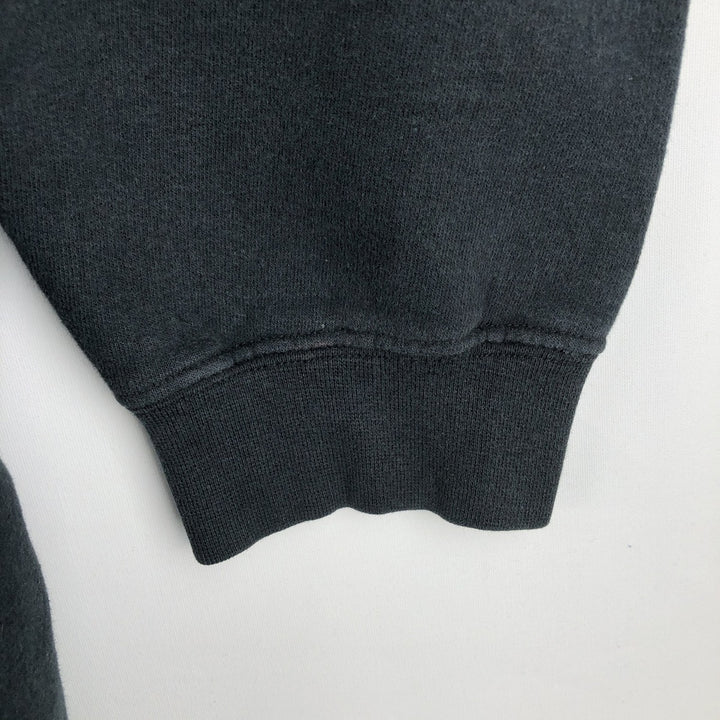 90'S Reebok One-Point Logo Sweatshirt, Men's Size XL (Equivalent), Vintage cotton black type Vintage Second Hand
