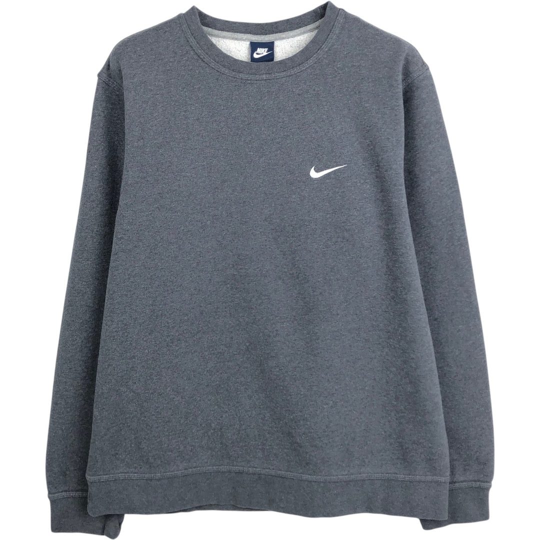 Nike One Point Logo Sweatshirt, Trainer, Men's XL cotton gray type Vintage Second Hand