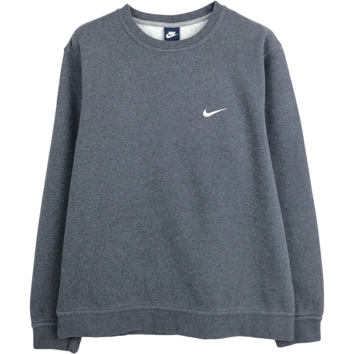 Nike One Point Logo Sweatshirt, Trainer, Men's XL cotton gray type Vintage Second Hand