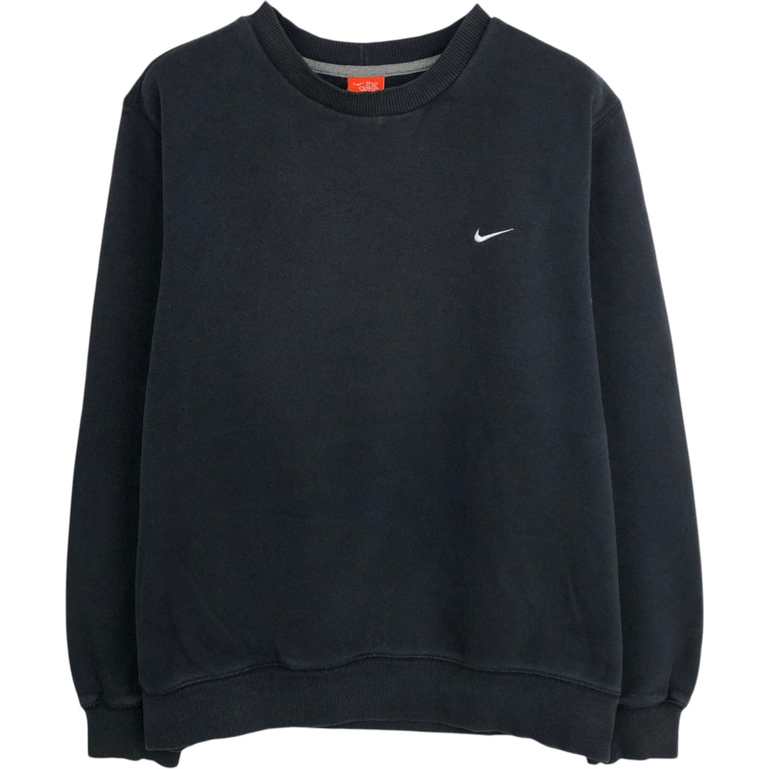Nike the athletic department. One-point logo sweatshirt, men's size L cotton black type Vintage Second Hand