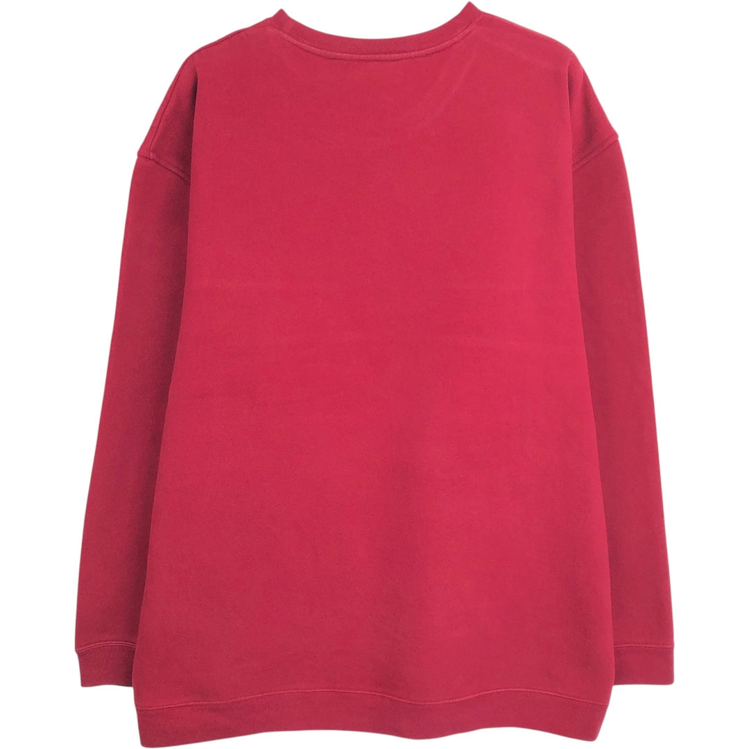 Reebok logo sweatshirt, men's size XL cotton red type Vintage Second Hand