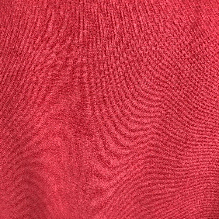Reebok logo sweatshirt, men's size XL cotton red type Vintage Second Hand