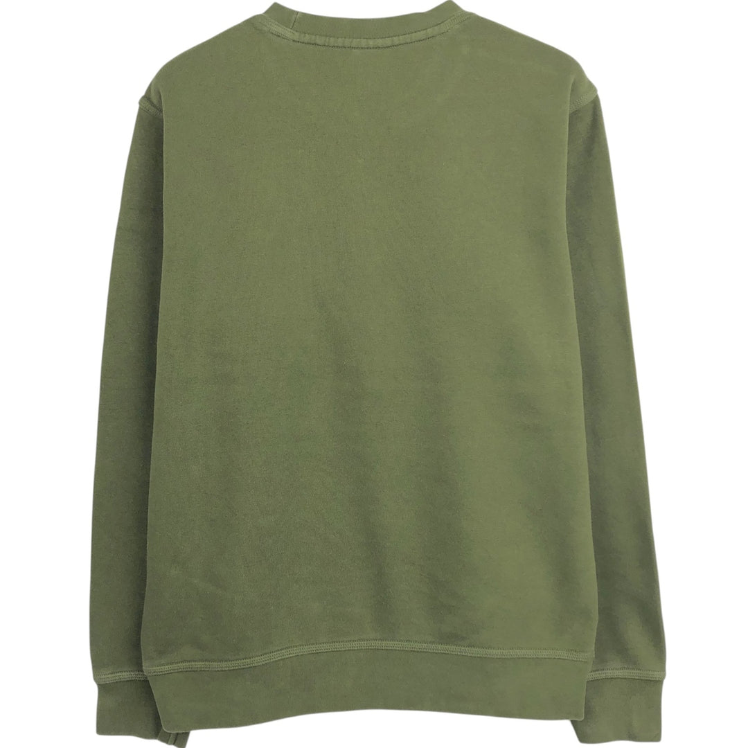 Nike One Point Logo Sweatshirt, Trainer, Men's Size L cotton Khaki type Vintage Second Hand