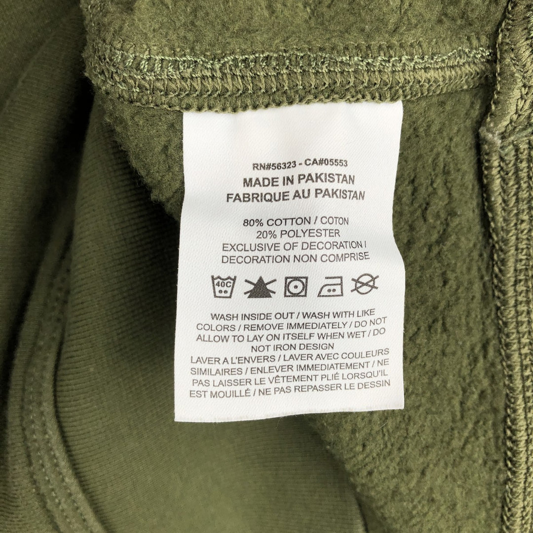 Nike One Point Logo Sweatshirt, Trainer, Men's Size L cotton Khaki type Vintage Second Hand