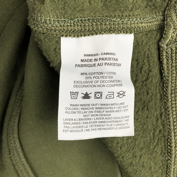 Nike One Point Logo Sweatshirt, Trainer, Men's Size L cotton Khaki type Vintage Second Hand