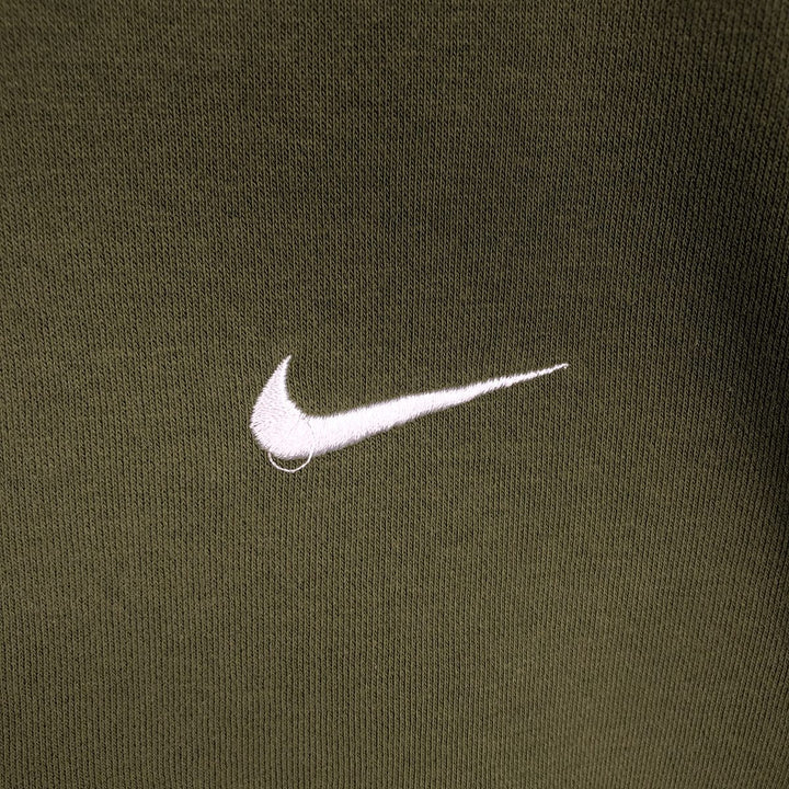 Nike One Point Logo Sweatshirt, Trainer, Men's Size L cotton Khaki type Vintage Second Hand