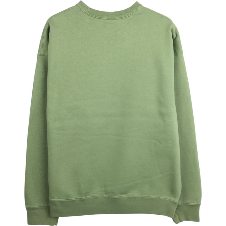 Nike One Point Logo Sweatshirt, Trainer, Men's M Size cotton Khaki type sage green Vintage Second Hand