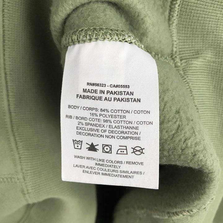 Nike One Point Logo Sweatshirt, Trainer, Men's M Size cotton Khaki type sage green Vintage Second Hand