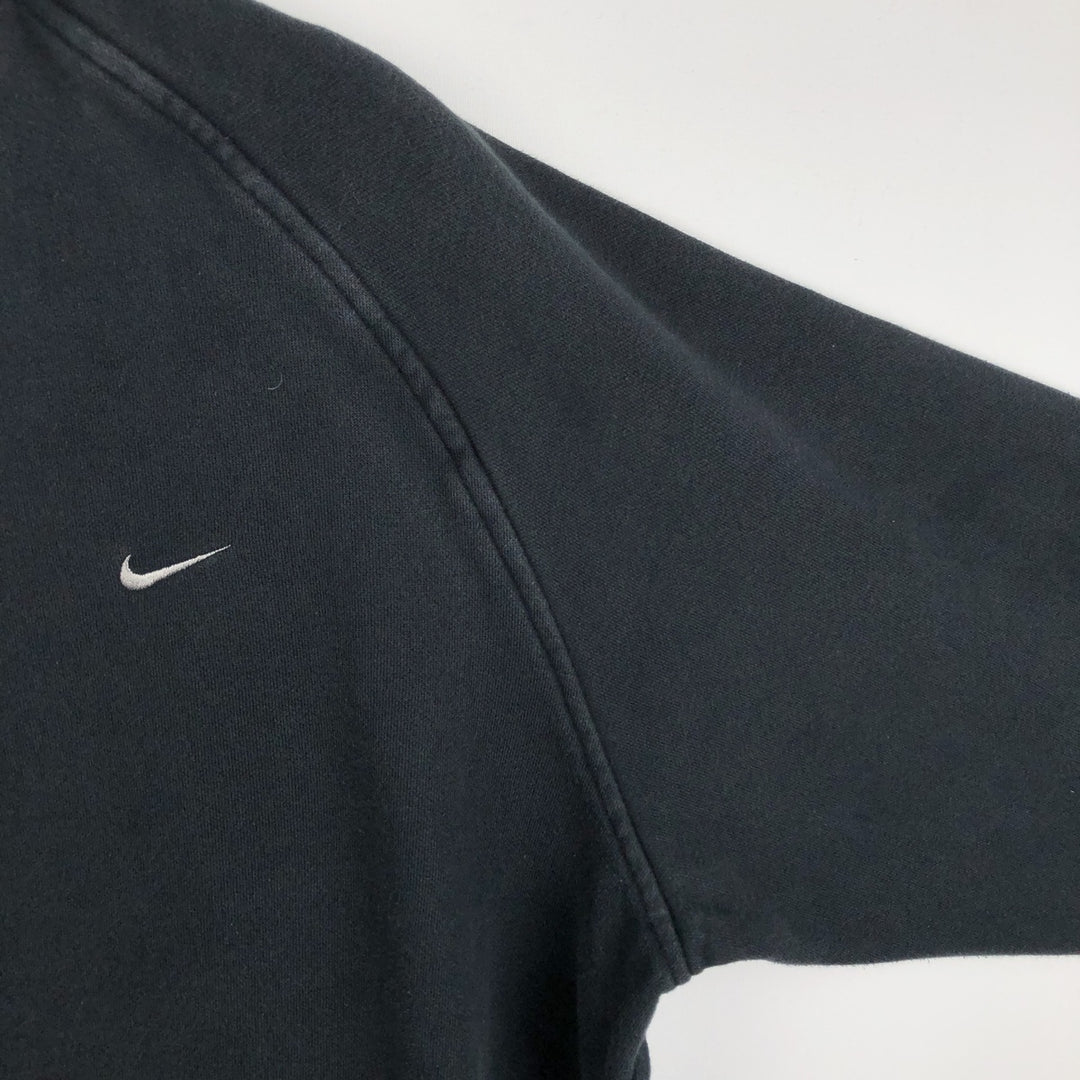 2000'S Nike One-Point Logo Sweatshirt, Made in Indonesia, Men's XL (approx.) cotton black type Vintage Second Hand