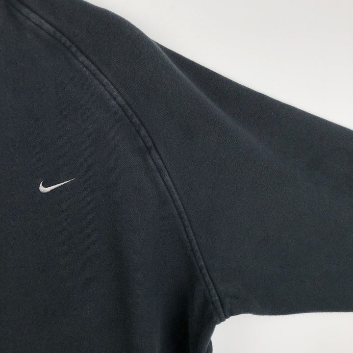 2000'S Nike One-Point Logo Sweatshirt, Made in Indonesia, Men's XL (approx.) cotton black type Vintage Second Hand