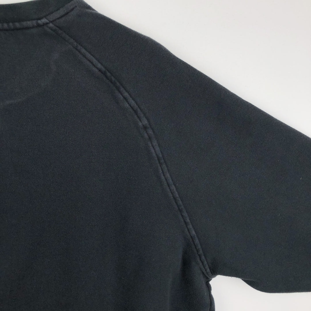 2000'S Nike One-Point Logo Sweatshirt, Made in Indonesia, Men's XL (approx.) cotton black type Vintage Second Hand