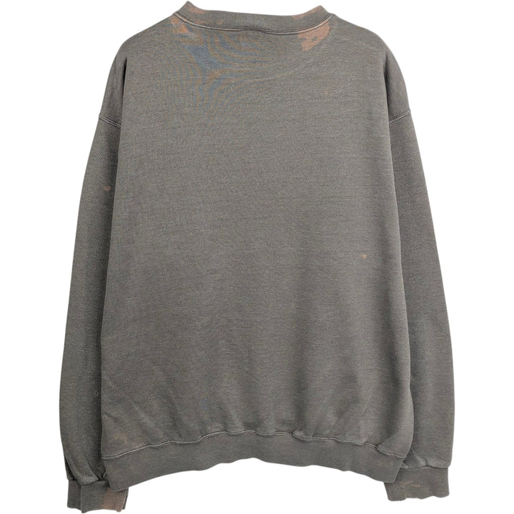 Nike logo sweatshirt, sweatshirt, men's size XL cotton Charcoal Vintage Second Hand