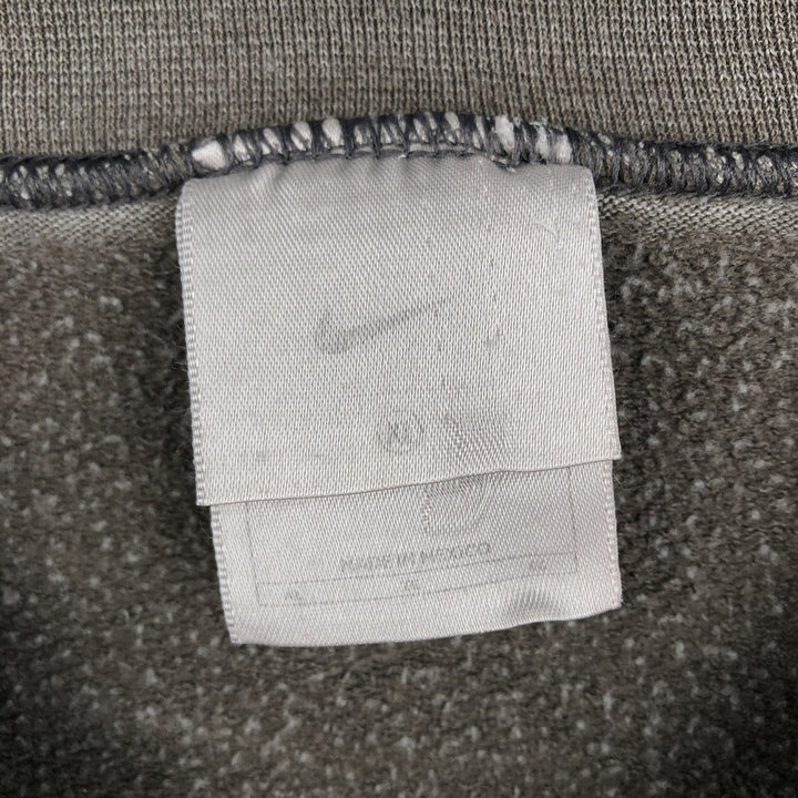 Nike logo sweatshirt, sweatshirt, men's size XL cotton Charcoal Vintage Second Hand