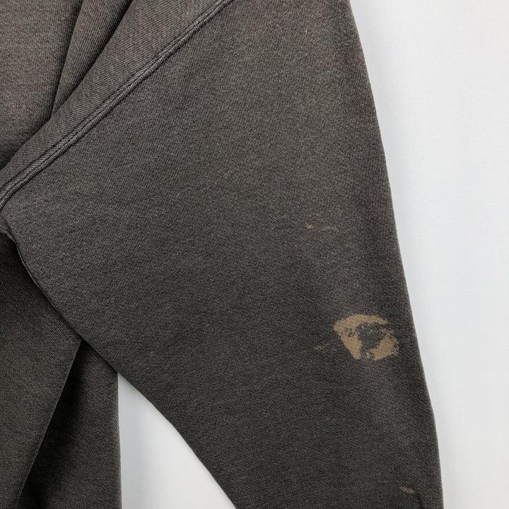Nike logo sweatshirt, sweatshirt, men's size XL cotton Charcoal Vintage Second Hand