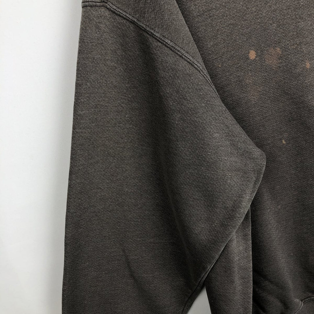 Nike logo sweatshirt, sweatshirt, men's size XL cotton Charcoal Vintage Second Hand