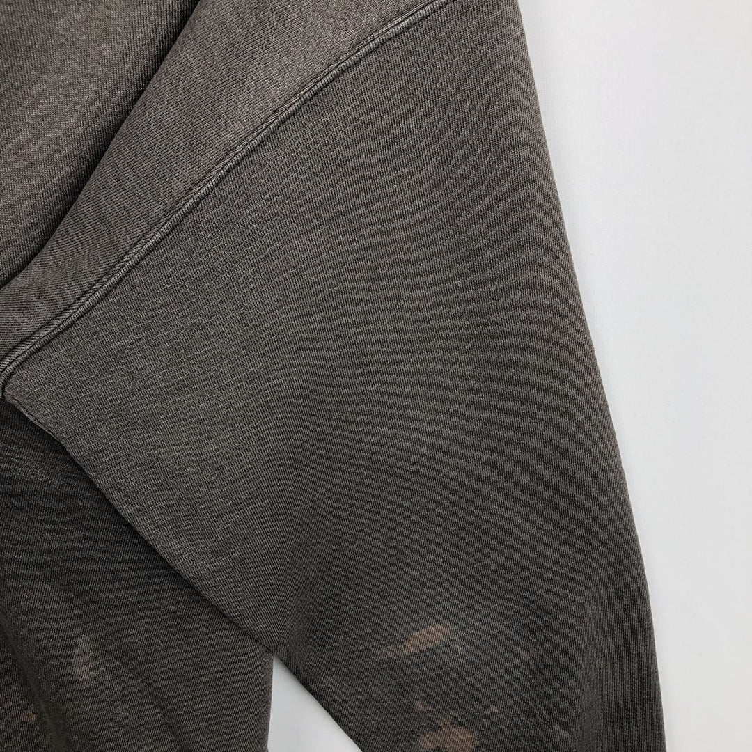 Nike logo sweatshirt, sweatshirt, men's size XL cotton Charcoal Vintage Second Hand