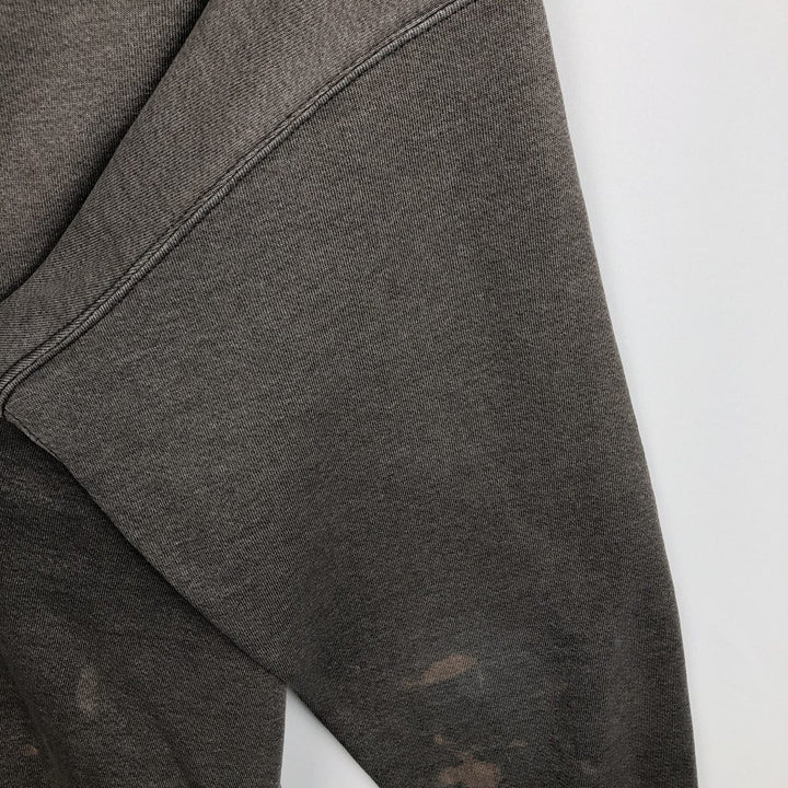 Nike logo sweatshirt, sweatshirt, men's size XL cotton Charcoal Vintage Second Hand
