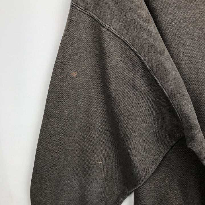 Nike logo sweatshirt, sweatshirt, men's size XL cotton Charcoal Vintage Second Hand