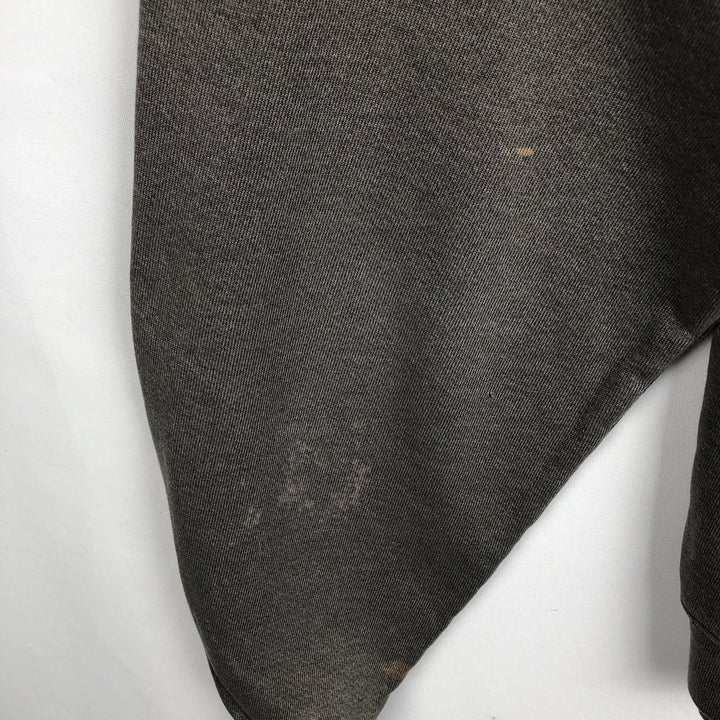 Nike logo sweatshirt, sweatshirt, men's size XL cotton Charcoal Vintage Second Hand