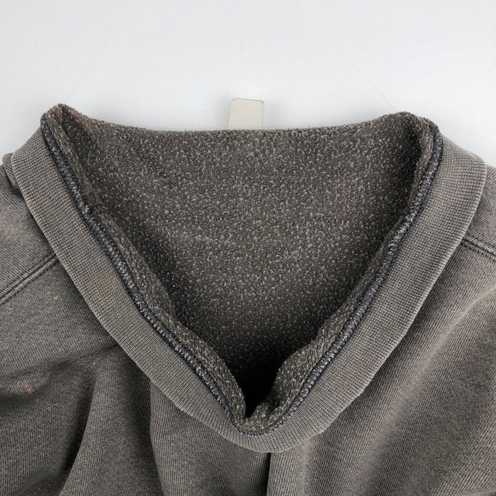Nike logo sweatshirt, sweatshirt, men's size XL cotton Charcoal Vintage Second Hand
